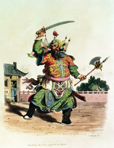 A Chinese Comedian, illustration from 